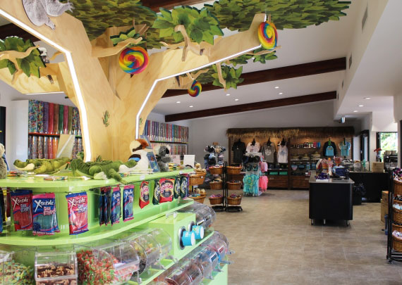australia zoo retail interior