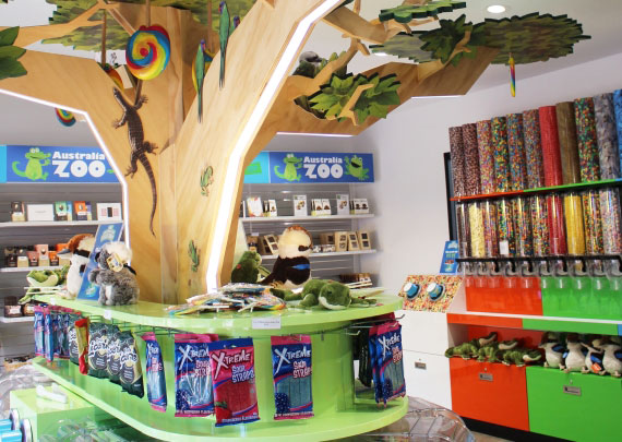 australia zoo retail interior