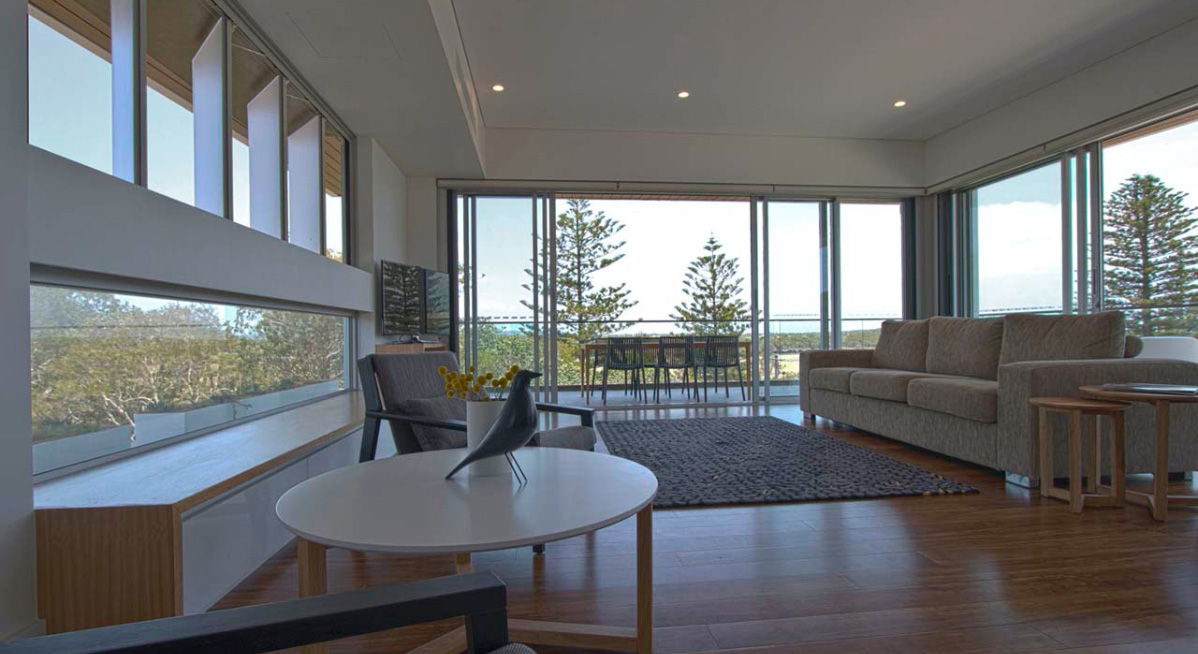 lounge area with balcony